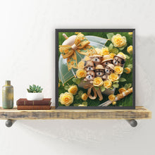 Load image into Gallery viewer, Diamond Painting - Full Round - Lawn Puppy Gift (30*30CM)