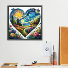 Load image into Gallery viewer, Diamond Painting - Full Round - Love Scenery Van Gogh Starry Sky (40*40CM)