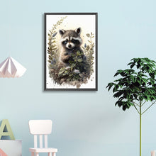 Load image into Gallery viewer, Diamond Painting - Full Round - Raccoon (40*60CM)