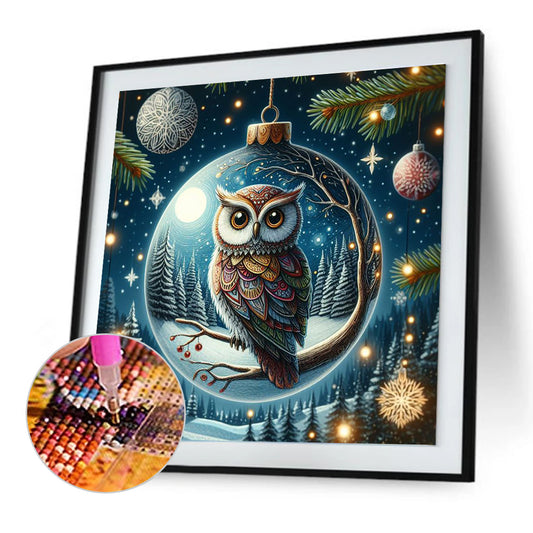 Diamond Painting - Full Round - Winter Owl Eggs (30*30CM)