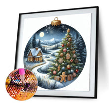 Load image into Gallery viewer, Diamond Painting - Full Round - Winter Christmas Tree House Eggs (30*30CM)