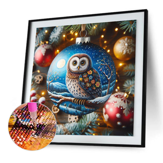 Diamond Painting - Full Round - Winter Owl Eggs (30*30CM)