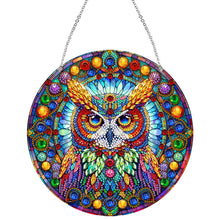Load image into Gallery viewer, Acrylic Special Shaped Owl Cat 5D DIY Diamond Art Hanging Decorations Home Decor