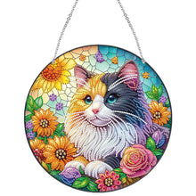 Load image into Gallery viewer, Acrylic Special Shaped Owl Cat 5D DIY Diamond Art Hanging Decorations Home Decor
