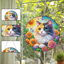 Load image into Gallery viewer, Acrylic Special Shaped Owl Cat 5D DIY Diamond Art Hanging Decorations Home Decor