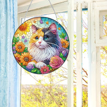 Load image into Gallery viewer, Acrylic Special Shaped Owl Cat 5D DIY Diamond Art Hanging Decorations Home Decor