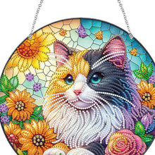 Load image into Gallery viewer, Acrylic Special Shaped Owl Cat 5D DIY Diamond Art Hanging Decorations Home Decor