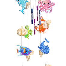 Load image into Gallery viewer, Marine Life Diamond Painting Wind Chime DIY Rhinestones Wind Chime Kit