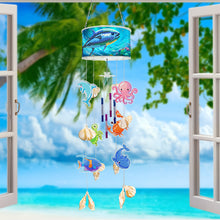 Load image into Gallery viewer, Marine Life Diamond Painting Wind Chime DIY Rhinestones Wind Chime Kit