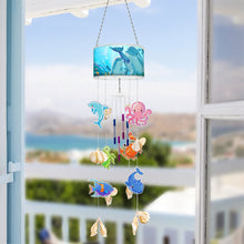 Load image into Gallery viewer, Marine Life Diamond Painting Wind Chime DIY Rhinestones Wind Chime Kit