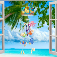 Load image into Gallery viewer, Marine Life Diamond Painting Wind Chime DIY Rhinestones Wind Chime Kit