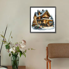 Load image into Gallery viewer, Diamond Painting - Full Round - Christmas cottage (30*30CM)