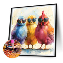 Load image into Gallery viewer, Diamond Painting - Full Round - Funny chicken (30*30CM)