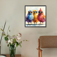 Load image into Gallery viewer, Diamond Painting - Full Round - Funny chicken (30*30CM)