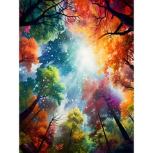 Load image into Gallery viewer, Diamond Painting - Full Round - Oil painting forest (30*40CM)