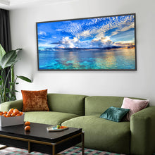 Load image into Gallery viewer, Diamond Painting - Full Round - Blue Sky and Sea (85*45CM)