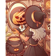 Load image into Gallery viewer, Diamond Painting - Full Square - Ms. Pumpkin (40*50CM)