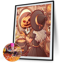 Load image into Gallery viewer, Diamond Painting - Full Square - Ms. Pumpkin (40*50CM)
