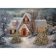 Load image into Gallery viewer, Diamond Painting - Full Square - Christmas snow house (70*50CM)