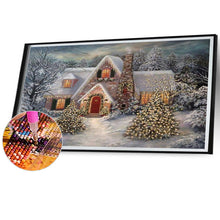 Load image into Gallery viewer, Diamond Painting - Full Square - Christmas snow house (70*50CM)