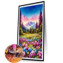 Load image into Gallery viewer, AB Diamond Painting - Full Round - Garden snow mountain (40*70CM)