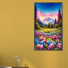 Load image into Gallery viewer, AB Diamond Painting - Full Round - Garden snow mountain (40*70CM)