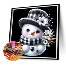 Load image into Gallery viewer, Diamond Painting - Full Round - Christmas snowman (30*30CM)