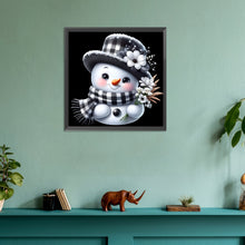 Load image into Gallery viewer, Diamond Painting - Full Round - Christmas snowman (30*30CM)