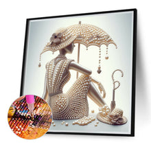 Load image into Gallery viewer, Diamond Painting - Full Round - Elegant lady (40*40CM)