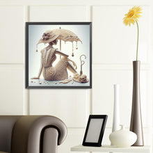 Load image into Gallery viewer, Diamond Painting - Full Round - Elegant lady (40*40CM)