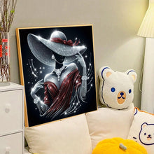 Load image into Gallery viewer, Diamond Painting - Full Round - Elegant lady (40*40CM)