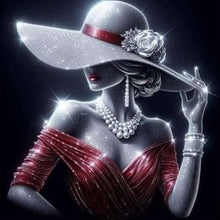 Load image into Gallery viewer, Diamond Painting - Full Round - Elegant lady (40*40CM)