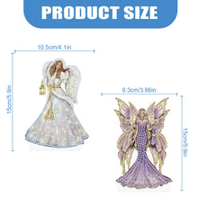 Load image into Gallery viewer, 2Pcs PET Special Shaped People Animal Diamond Painting Desktop Ornament for Home