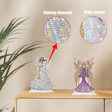Load image into Gallery viewer, 2Pcs PET Special Shaped People Animal Diamond Painting Desktop Ornament for Home