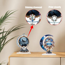 Load image into Gallery viewer, 2Pcs PET Special Shaped People Animal Diamond Painting Desktop Ornament for Home