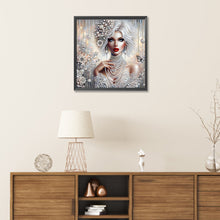 Load image into Gallery viewer, Diamond Painting - Partial Special Shaped - Exquisite woman (30*30CM)