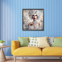 Load image into Gallery viewer, Diamond Painting - Partial Special Shaped - Exquisite woman (30*30CM)