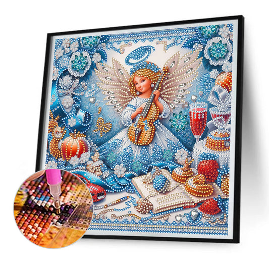 Diamond Painting - Partial Special Shaped - Angel gift (30*30CM)