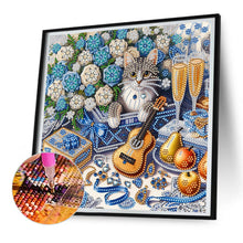 Load image into Gallery viewer, Diamond Painting - Partial Special Shaped - Cat gift (30*30CM)