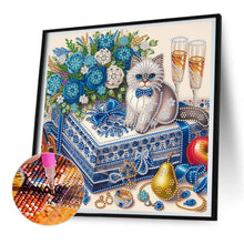 Load image into Gallery viewer, Diamond Painting - Partial Special Shaped - Kitten gift (30*30CM)