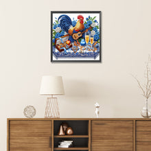 Load image into Gallery viewer, Diamond Painting - Partial Special Shaped - Rooster gift (30*30CM)