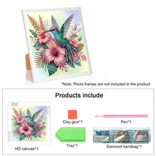 Load image into Gallery viewer, Diamond Painting - Partial Special Shaped - Hummingbird (30*30CM)