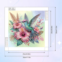 Load image into Gallery viewer, Diamond Painting - Partial Special Shaped - Hummingbird (30*30CM)