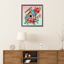 Load image into Gallery viewer, Diamond Painting - Full Round - Blue bird (30*30CM)