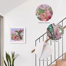 Load image into Gallery viewer, Diamond Painting - Partial Special Shaped - Hummingbird (30*30CM)