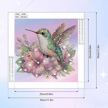 Load image into Gallery viewer, Diamond Painting - Partial Special Shaped - Hummingbird (30*30CM)