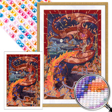 Load image into Gallery viewer, AB Diamond Painting - Full Round - Dragon removal day (40*60CM)