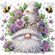 Load image into Gallery viewer, Diamond Painting - Partial Special Shaped - Sunflower gnome (30*30CM)