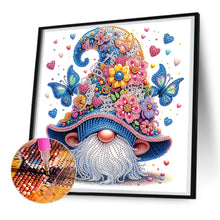 Load image into Gallery viewer, Diamond Painting - Partial Special Shaped - Flower cluster gnome (30*30CM)