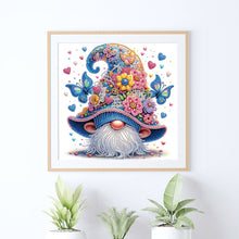 Load image into Gallery viewer, Diamond Painting - Partial Special Shaped - Flower cluster gnome (30*30CM)
